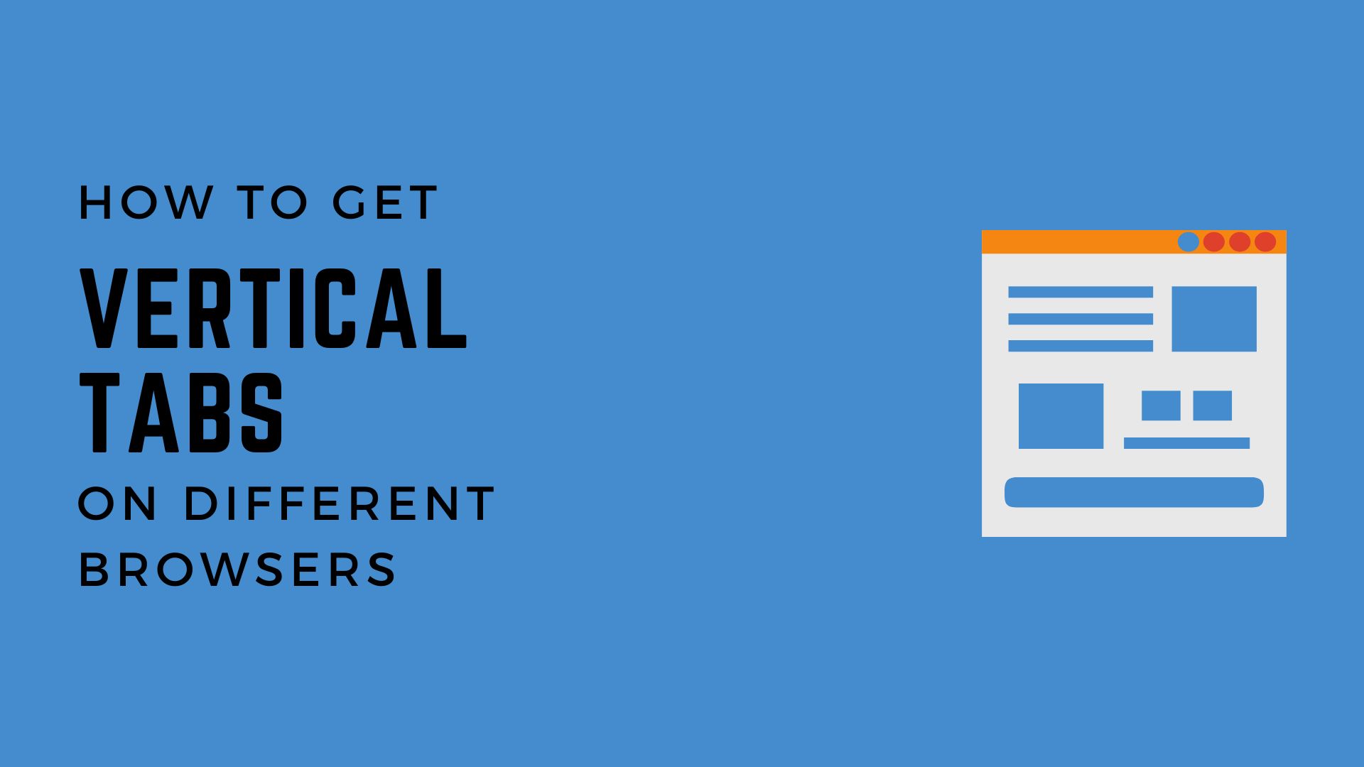 Get Vertical Tabs On Different Browsers