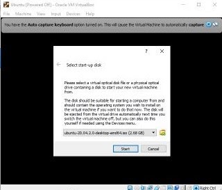 Start The Installation (Ubuntu On VirtualBox)