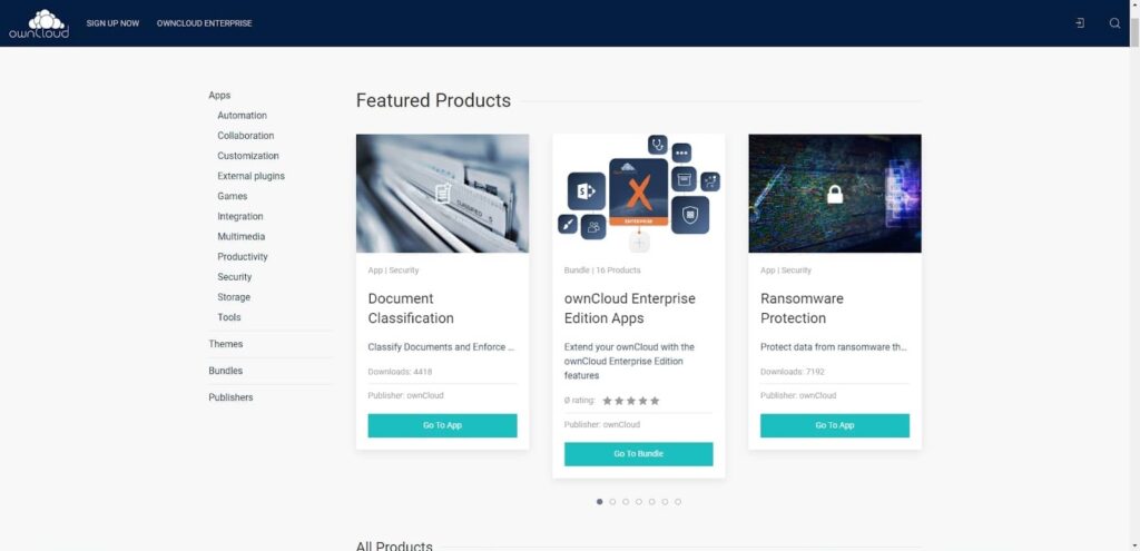Owncloud Marketplace