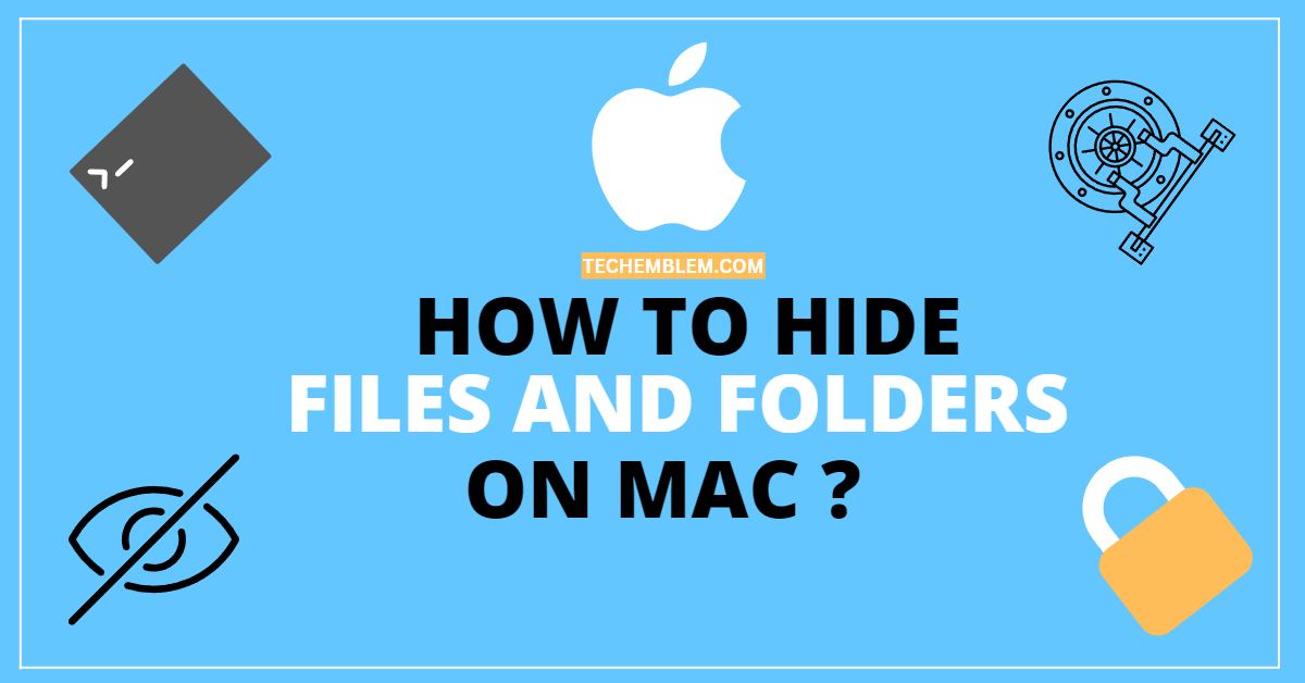 how to hide folders on macbook